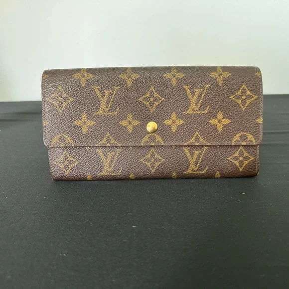 Louis Vuitton Portefeuille Sarah brown monogram long wallet clutch - Picture 3 of 13